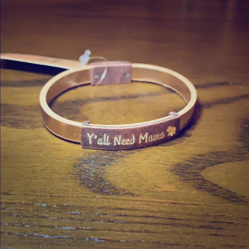 Ya’ll Need Mama Leather Bracelet